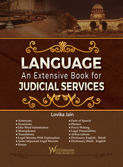 Language an Extensive Book for Judicial Services Paperback