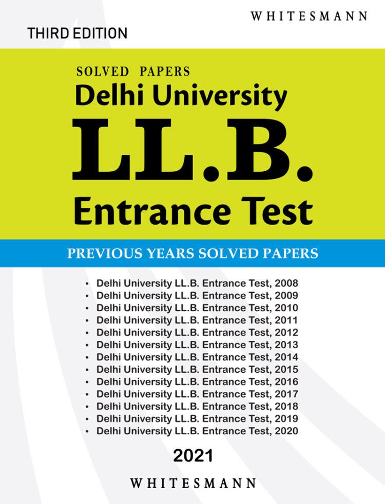 Delhi University LL.B. Entrance Test Solved Papers Second Edition