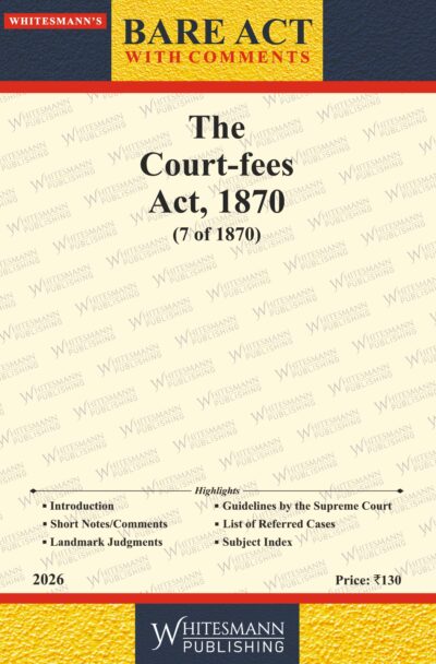 The Court-Fees Act,1870 Bare Act English Edition 2026