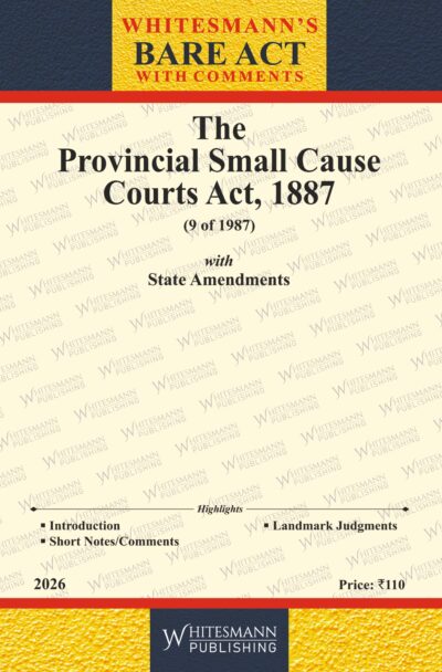 The Provincial Small Cause Courts Act,1887
